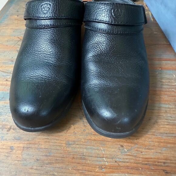 Ariat Sling Back Sport Mule Size 7B Leather Clog Rodeo Equestrian Western Women - Picture 5 of 7